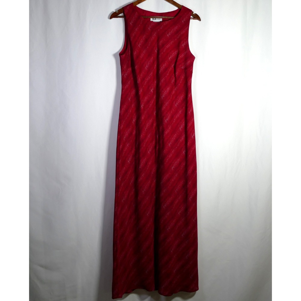 VTG In Studio Y2K Artsy Fairy Grunge Whimsigoth Maxi Dress Size 12 Red Whimsical